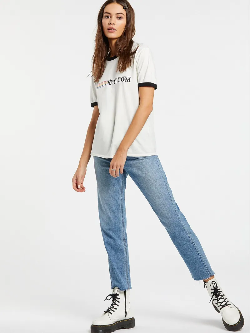 Volcom Truly Ringer Short Sleeved T-Shirt-3